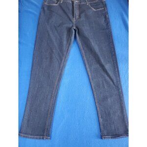 Chams  Men's Size 36 x 32 Jeans Blue Denim Stretch Slim Pants